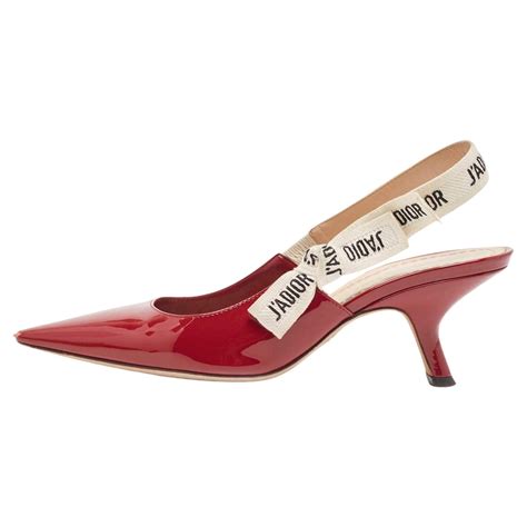 dior red slingback|jadior slingback.